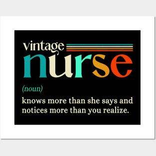 nurse noun definition knows more than she says Posters and Art